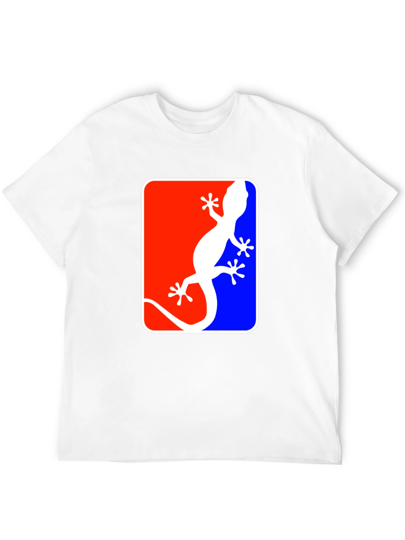 Gecko Logo T-Shirt - Red White & Blue