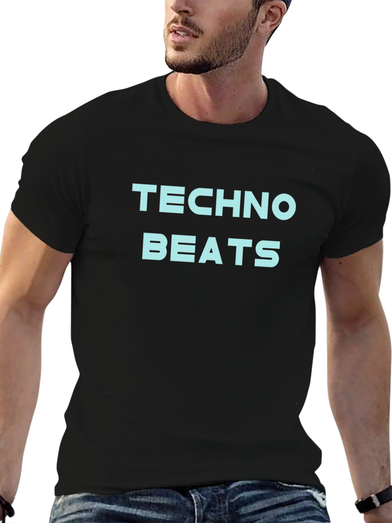 Techno Beats Graphic Tee - Stylish Music Lover Shirt