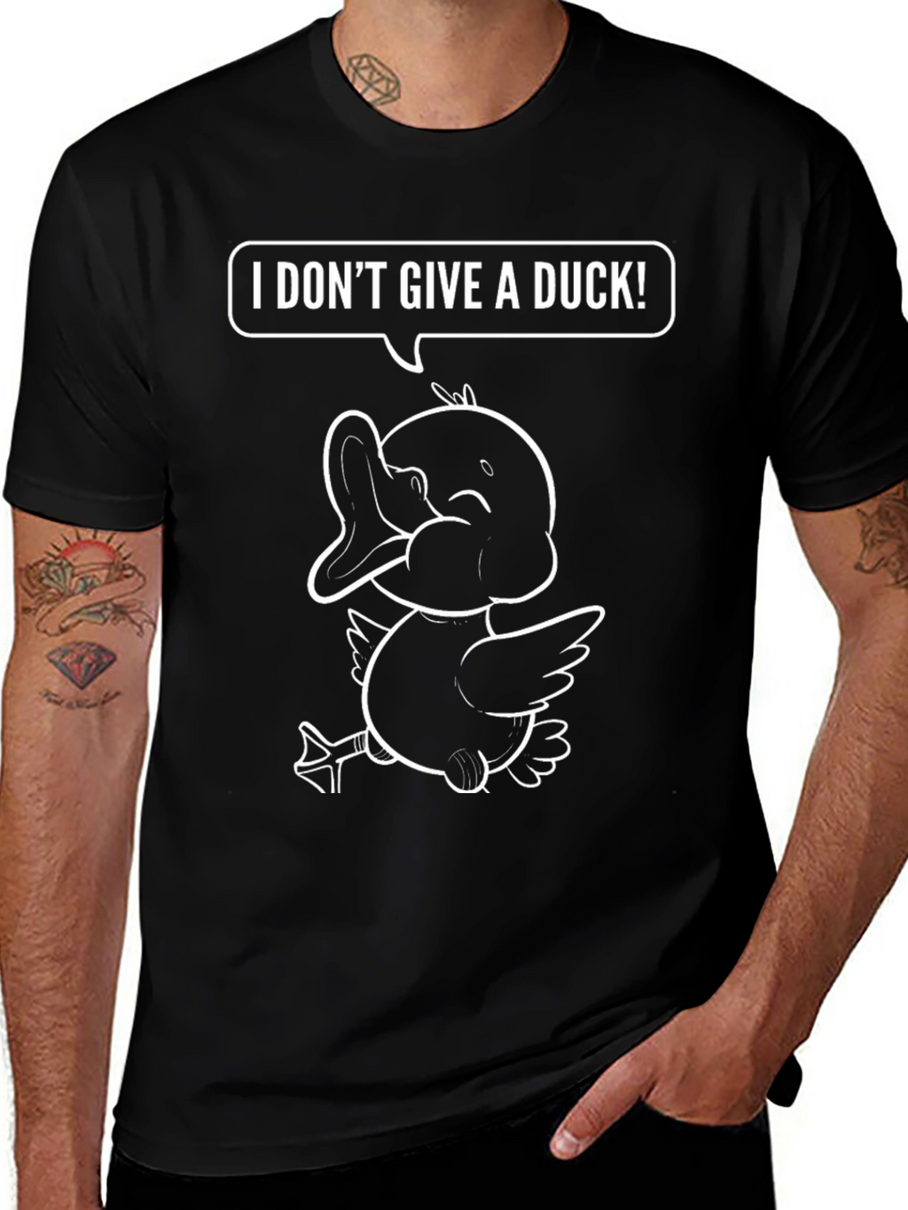 I Dont Give A Duck! Graphic T-Shirt