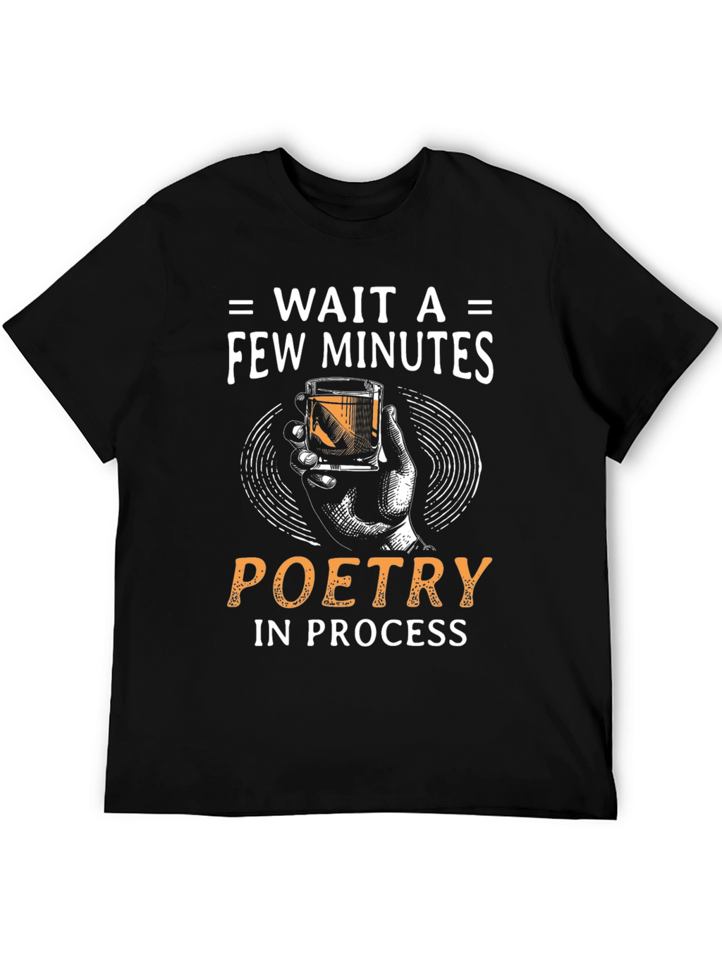 Poetry in Process Whiskey T-Shirt