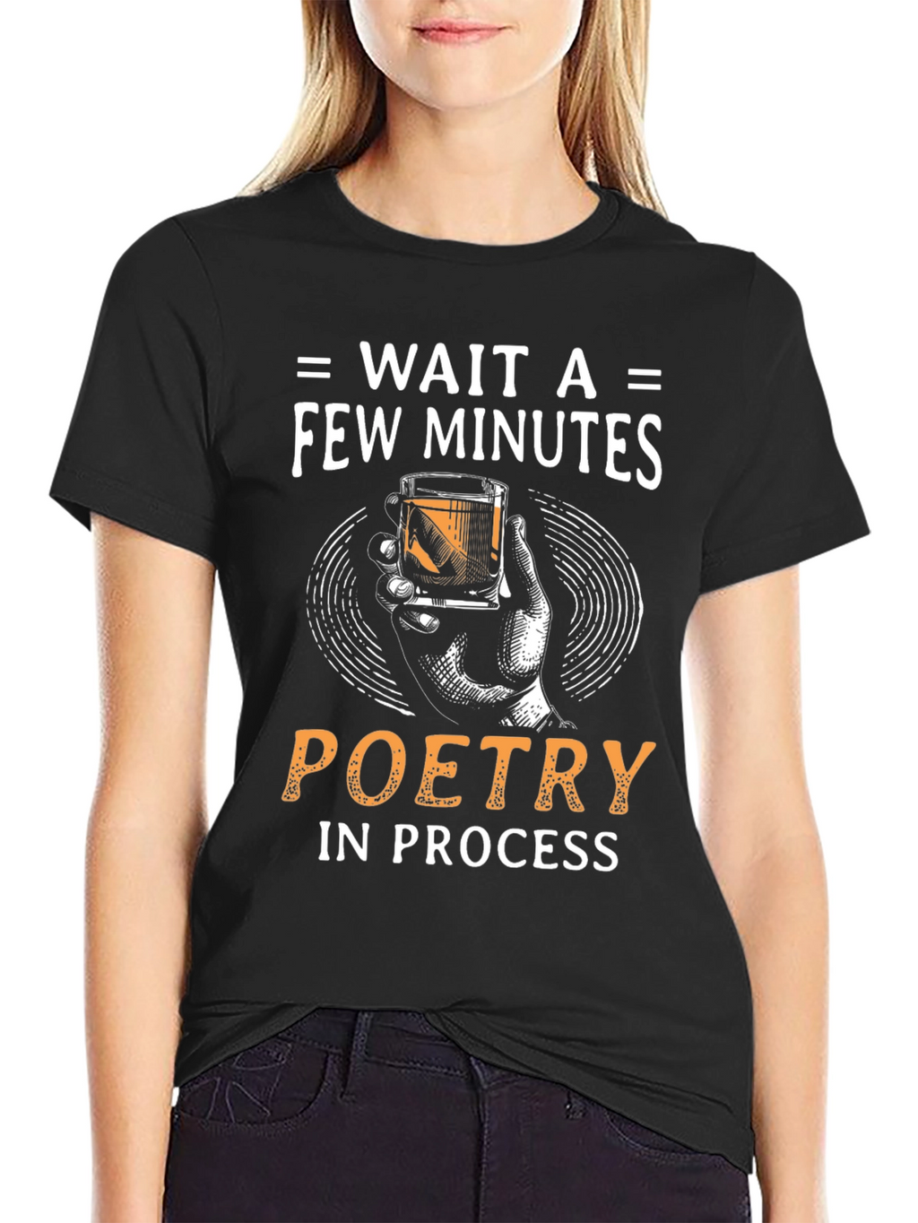 Poetry in Process Whiskey T-Shirt