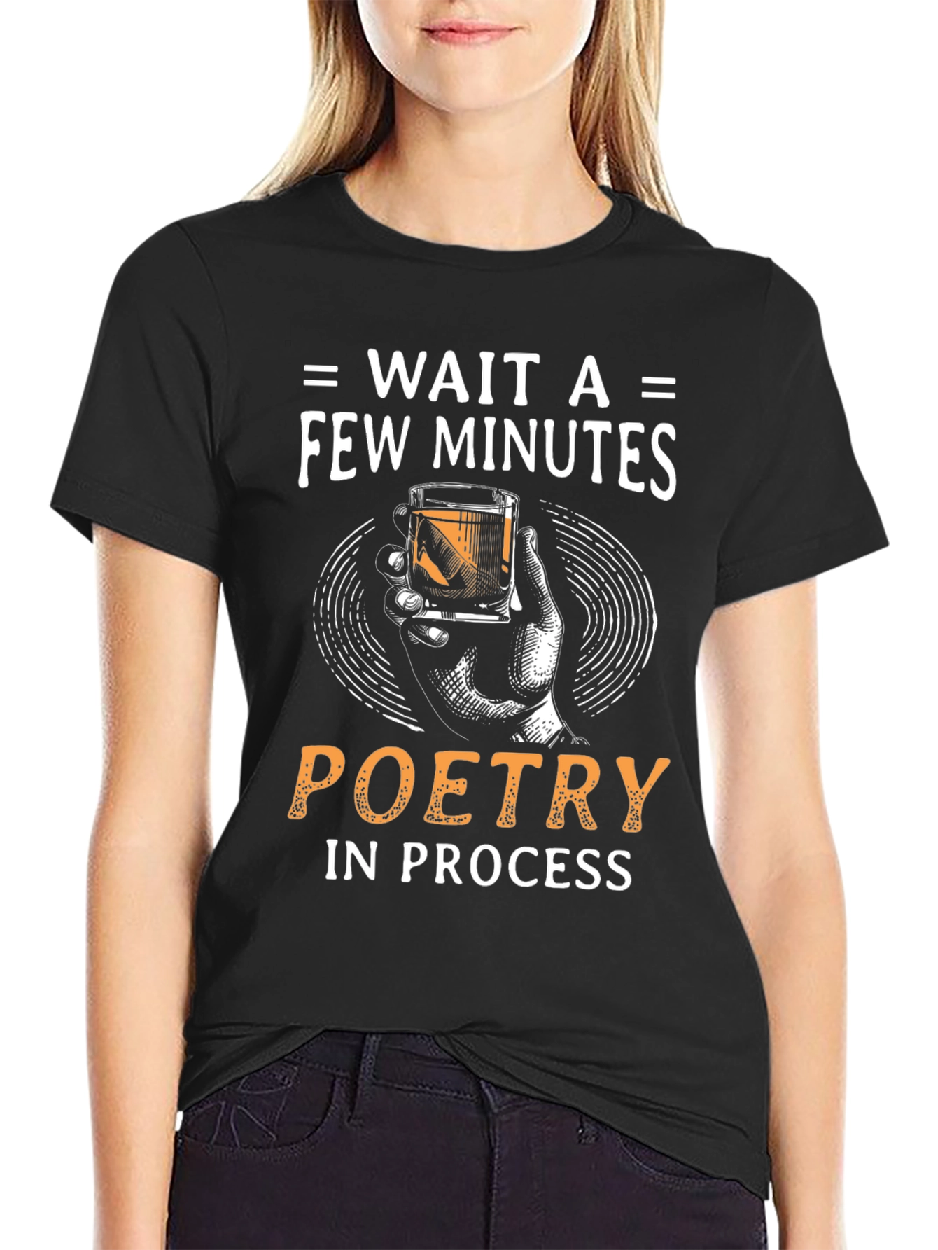 Poetry in Process Whiskey T-Shirt