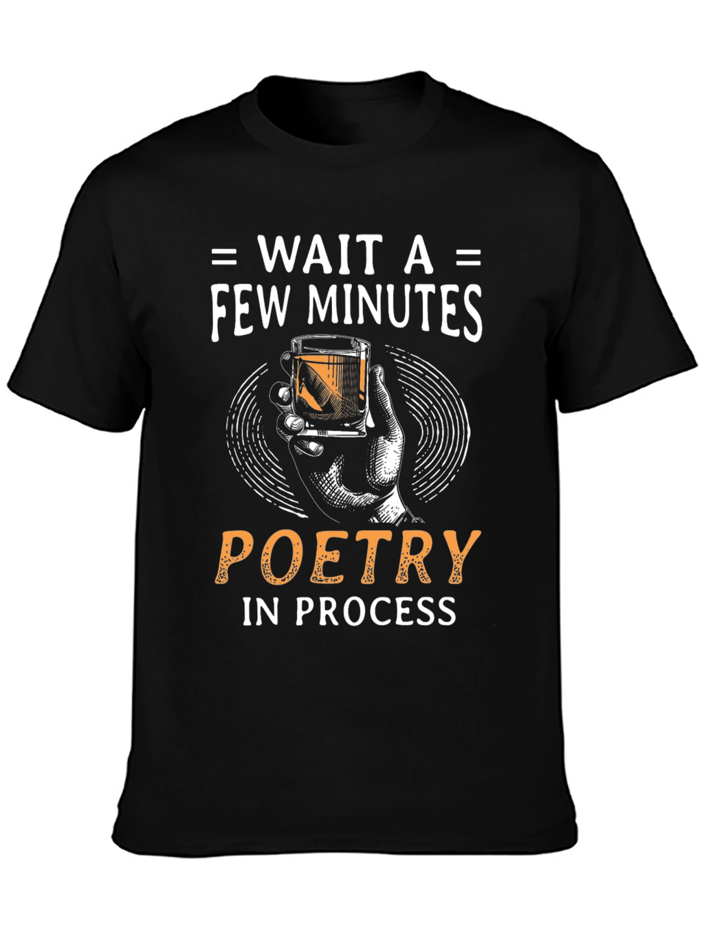 Poetry in Process Whiskey T-Shirt