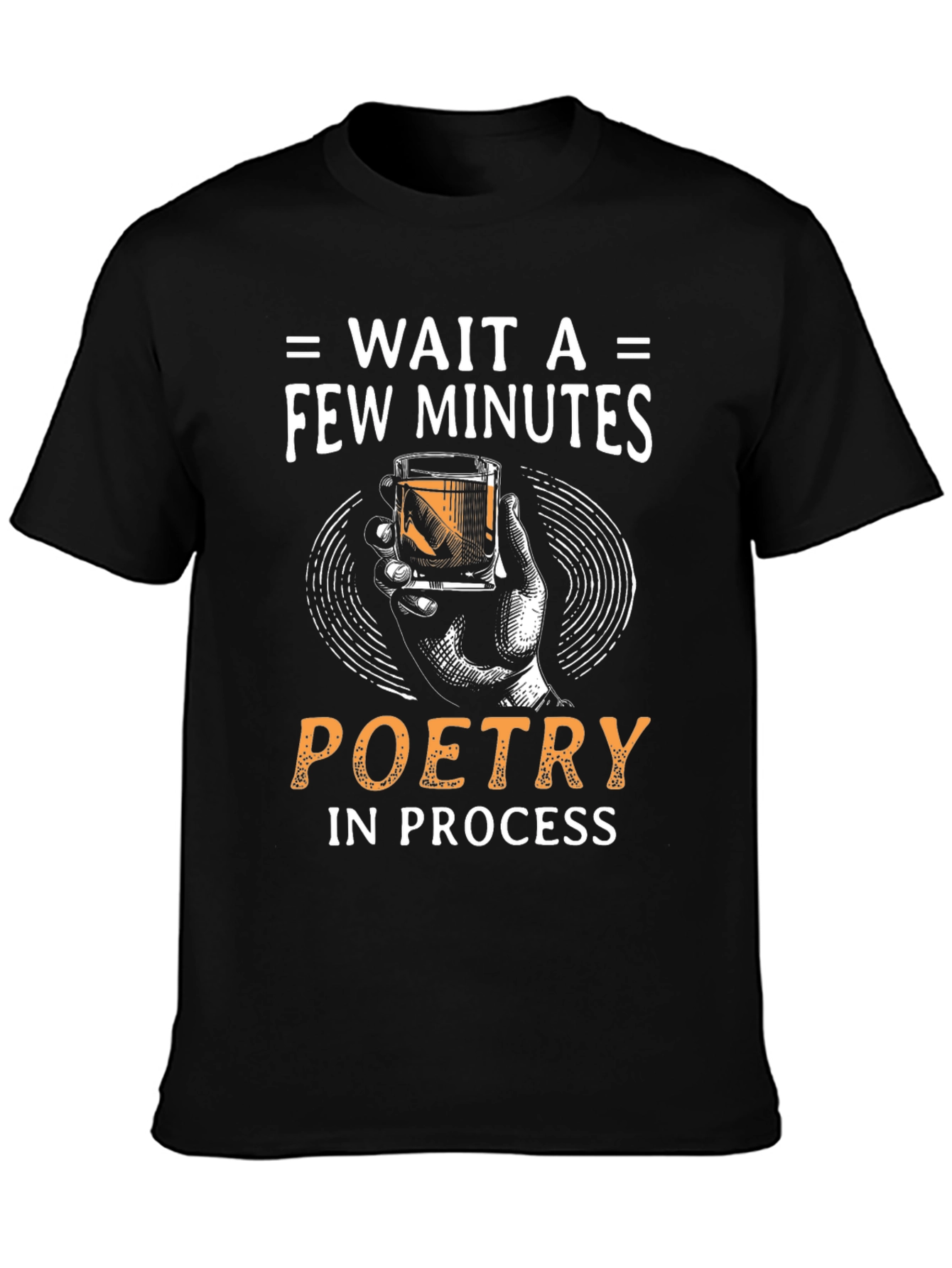 Poetry in Process Whiskey T-Shirt