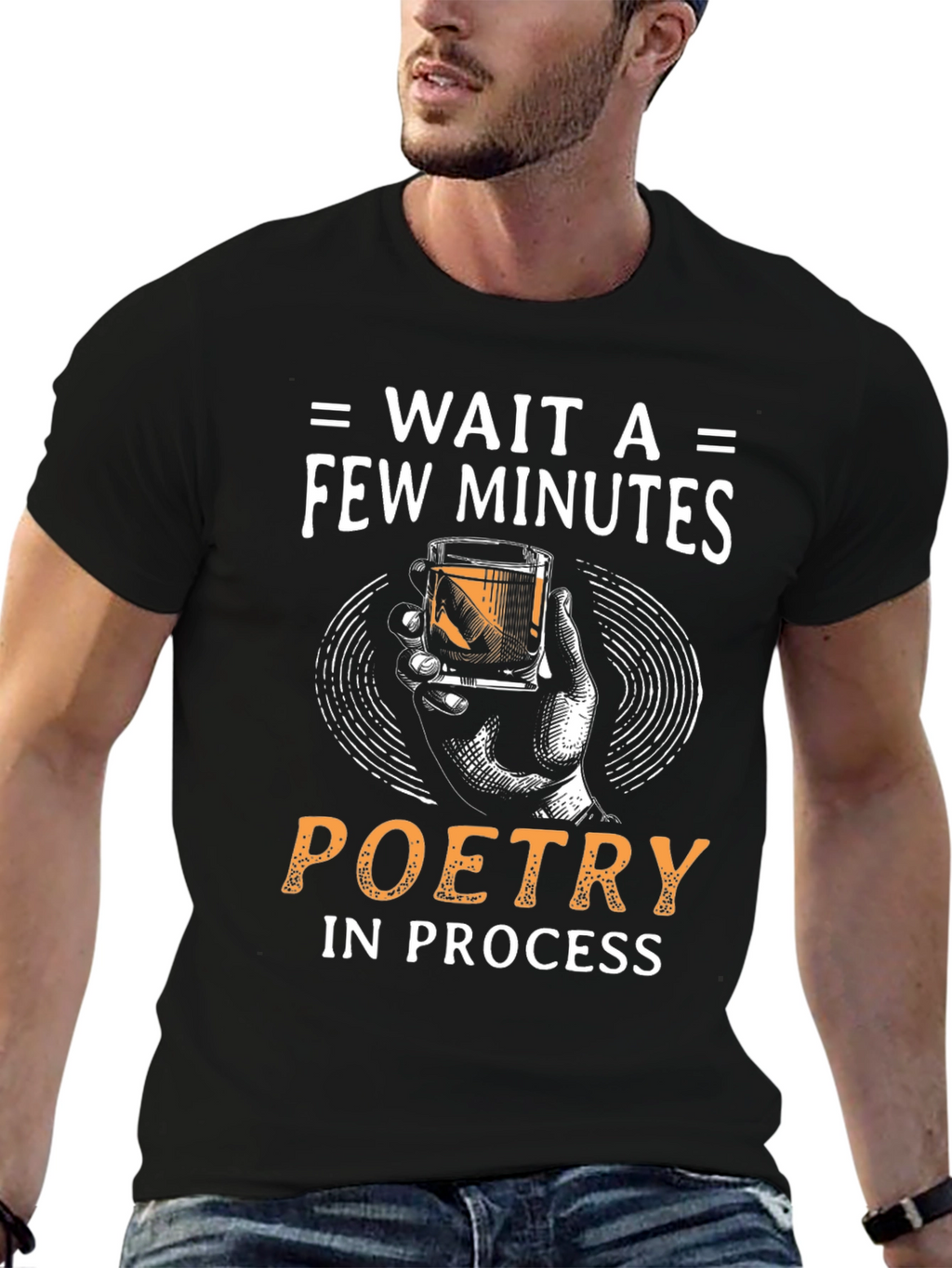 Poetry in Process Whiskey T-Shirt