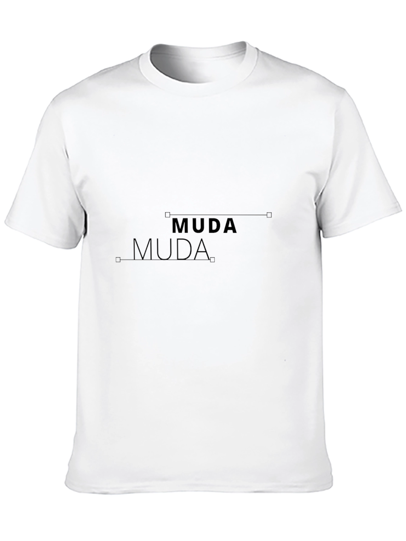 Muda Muda Graphic Tee - Black Cotton Comfort Fit