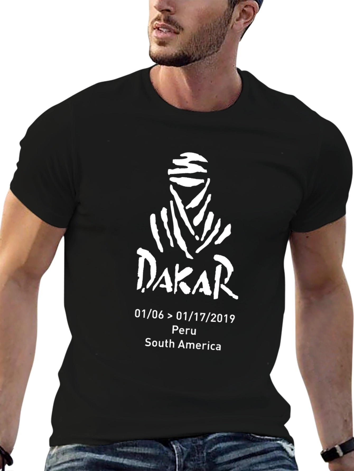Dakar 2019 Peru South America Black T-Shirt
