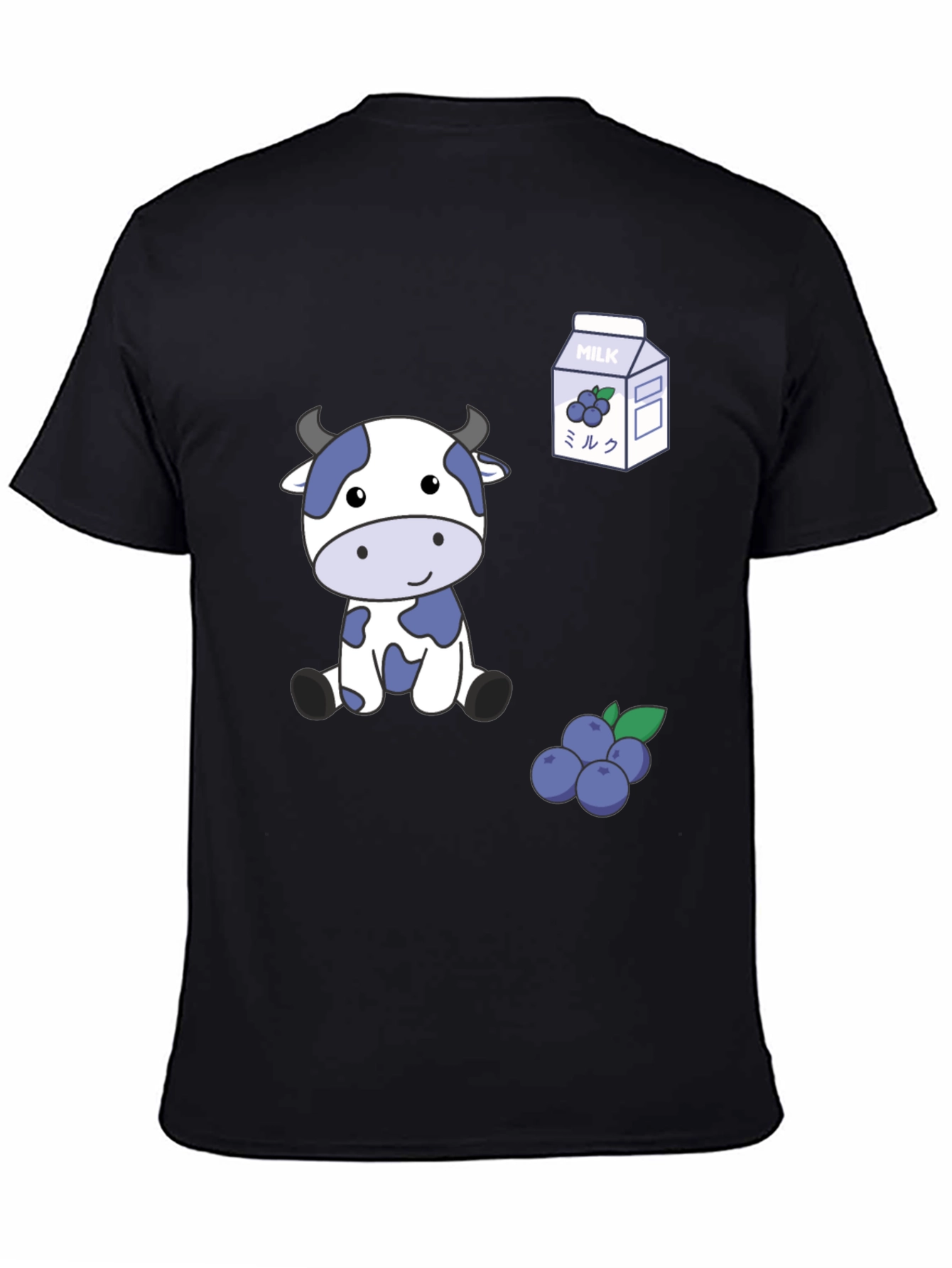Blue Cow & Blueberry Milk T-Shirt
