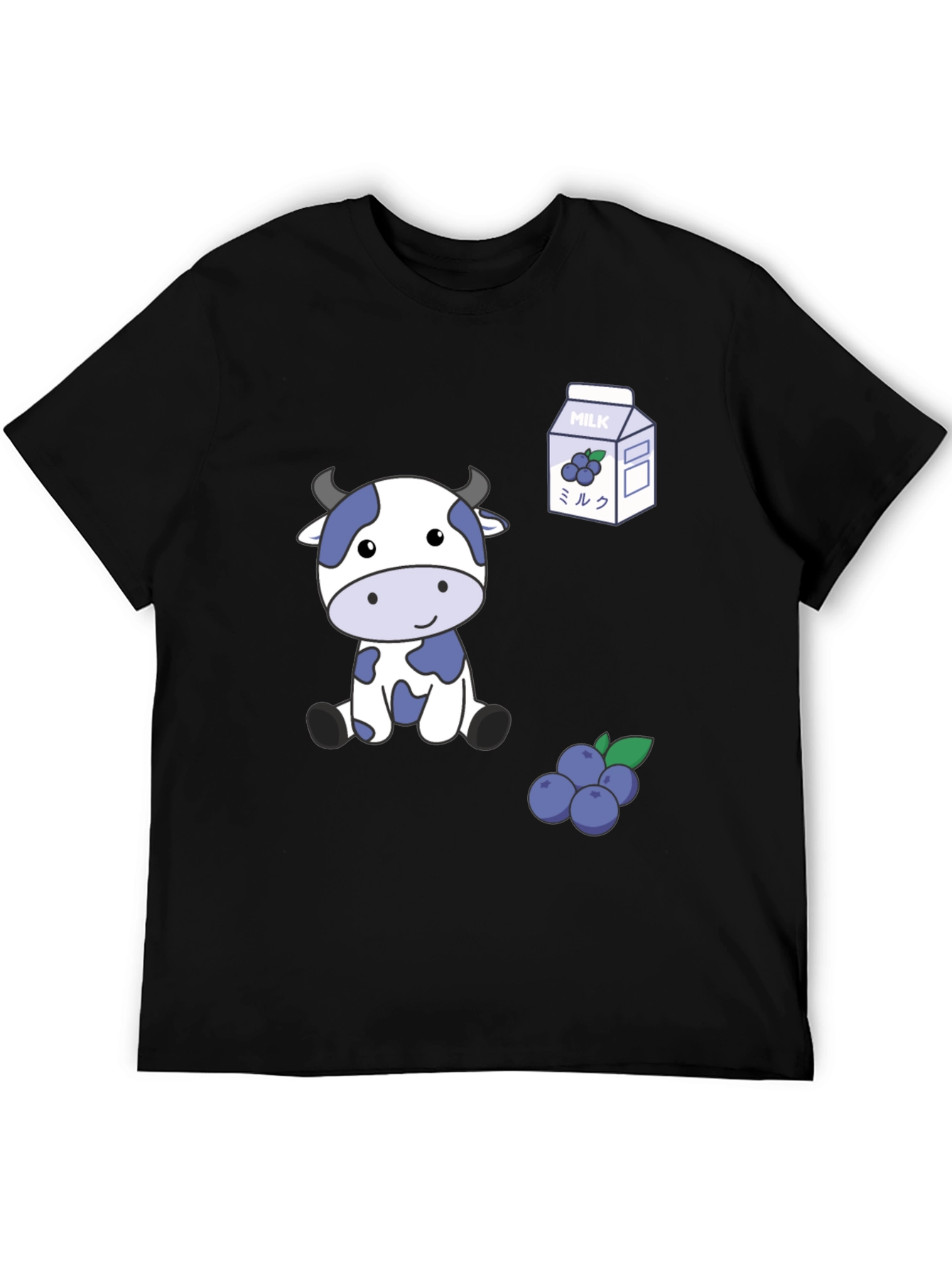 Blue Cow & Blueberry Milk T-Shirt