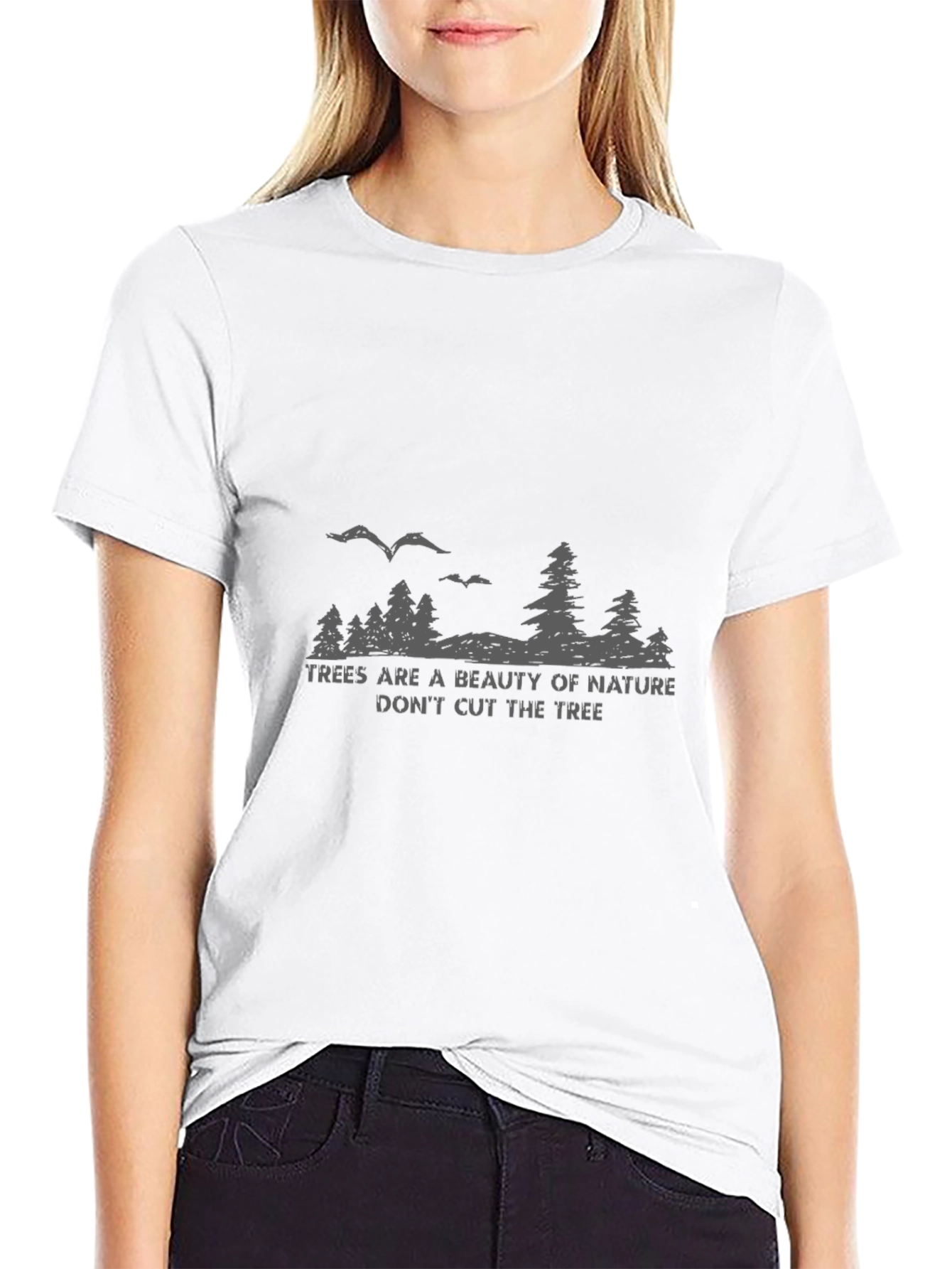 Natures Beauty Graphic Tee - Protect Our Trees
