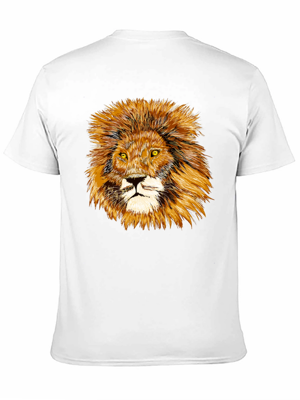 Lion Graphic Tee - Black Cotton Comfort