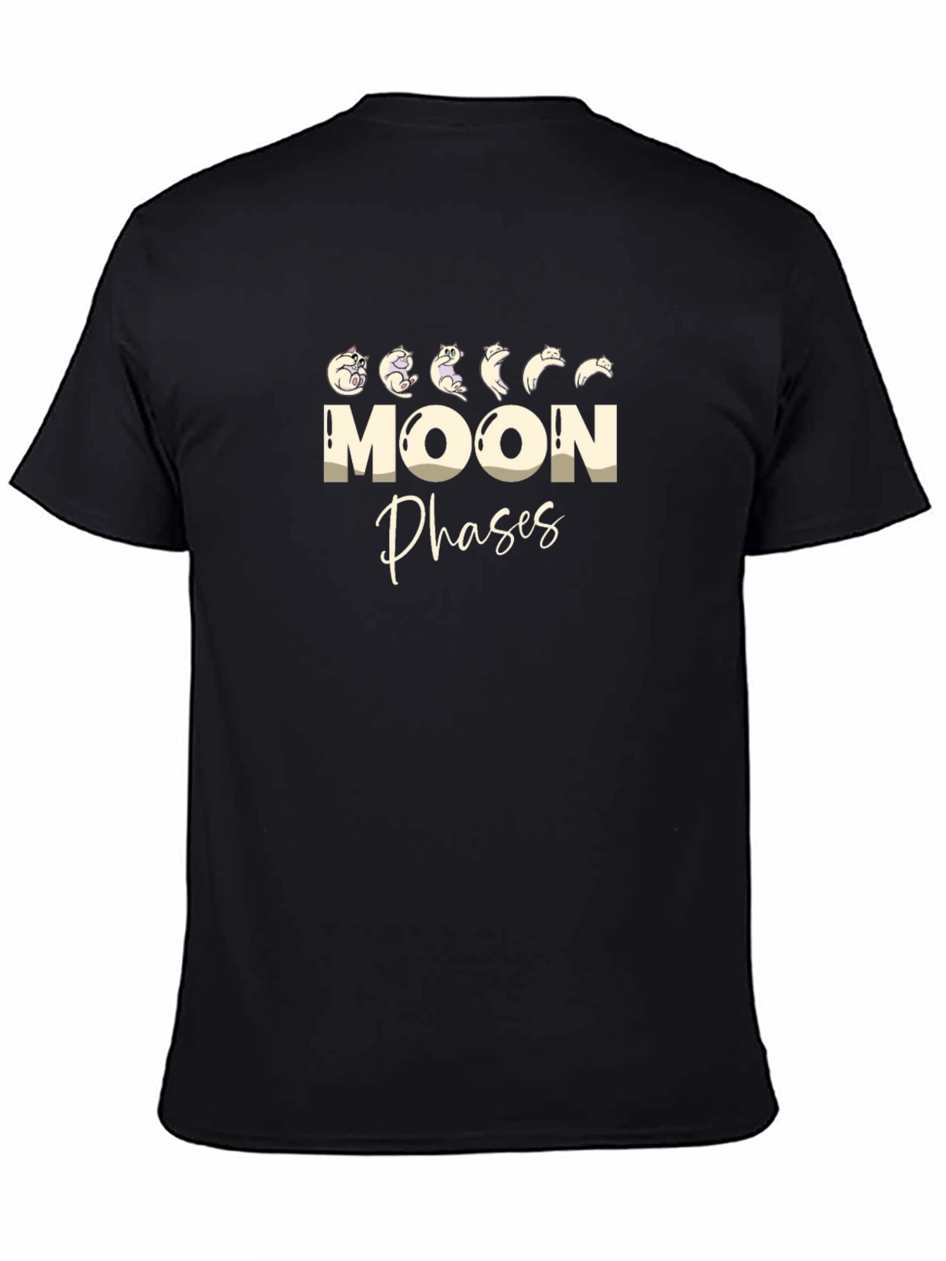 Moon Phases Cat T-Shirt