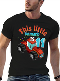This Little Farmer is 11 Black T-Shirt