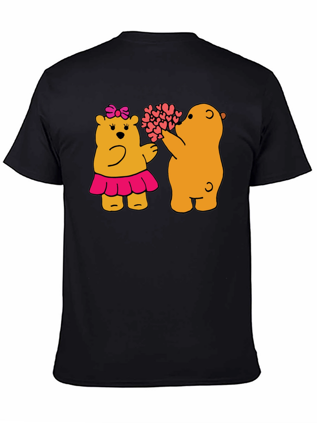 Bear Hugs T-Shirt - Black