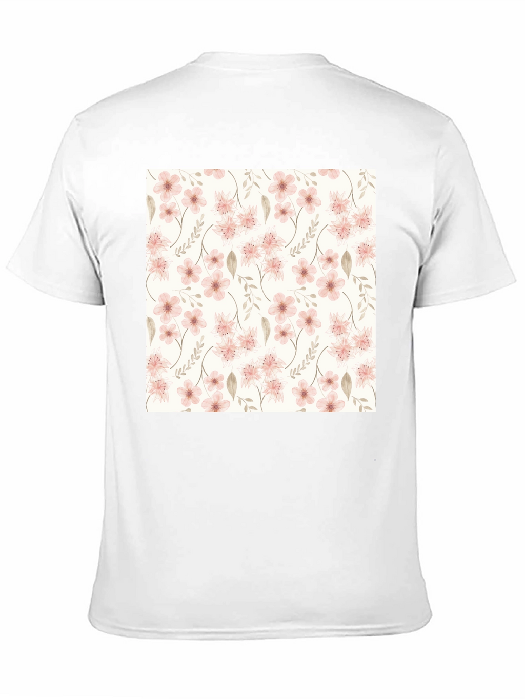 Floral Pattern Black T-Shirt - Stylish Casual Wear