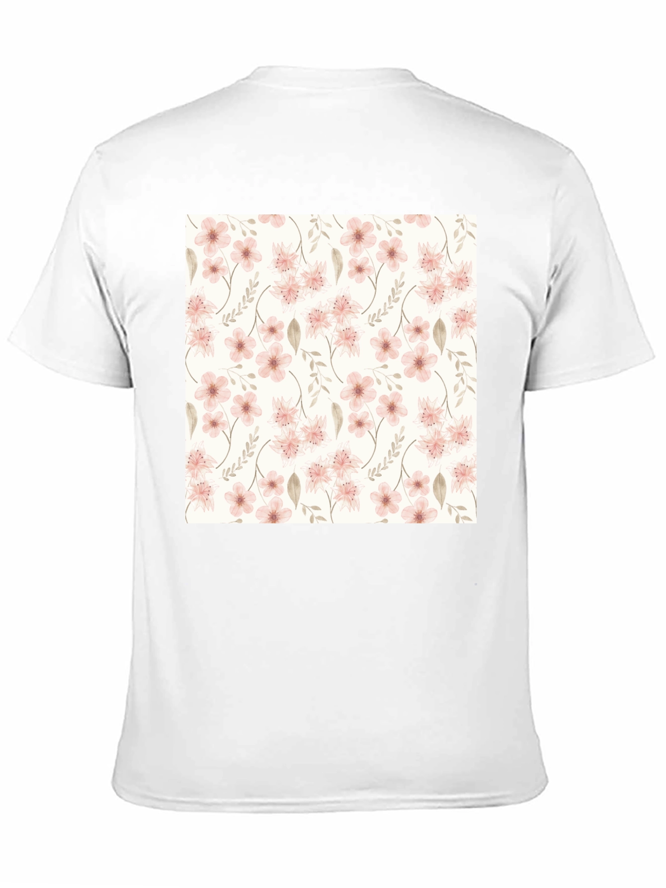 Floral Pattern Black T-Shirt - Stylish Casual Wear