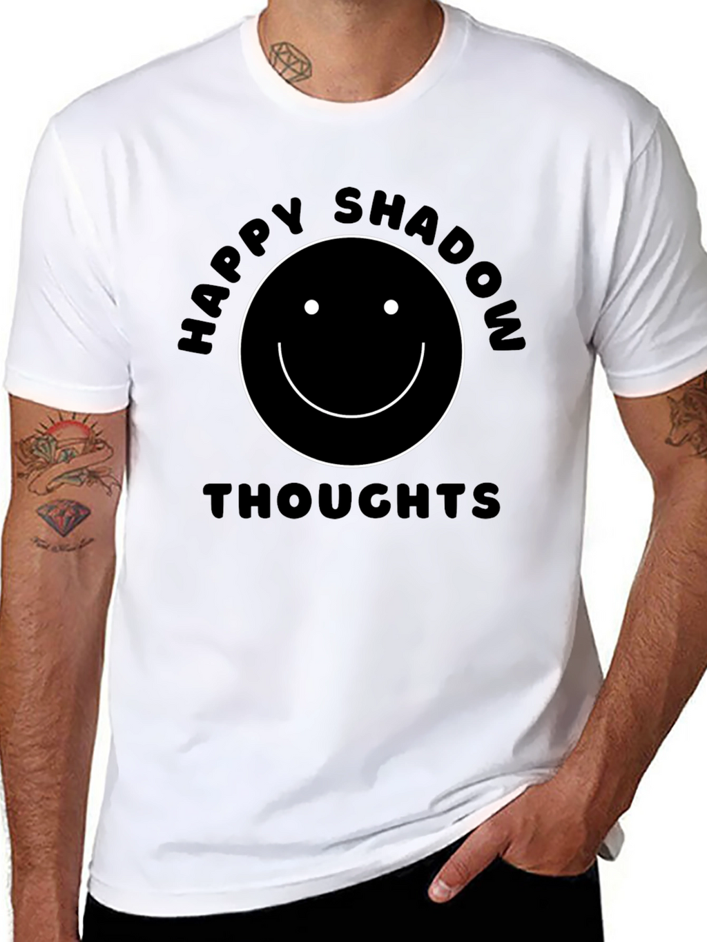 Happy Shadow Thoughts Graphic T-Shirt