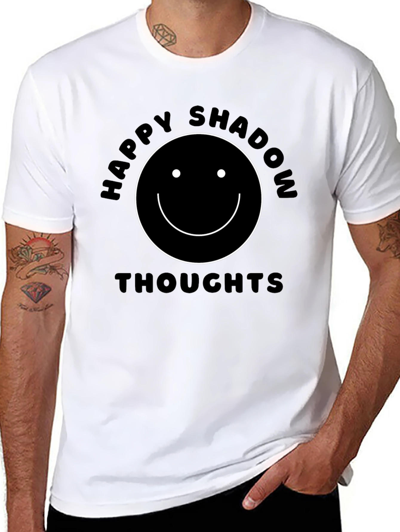 Happy Shadow Thoughts Graphic T-Shirt