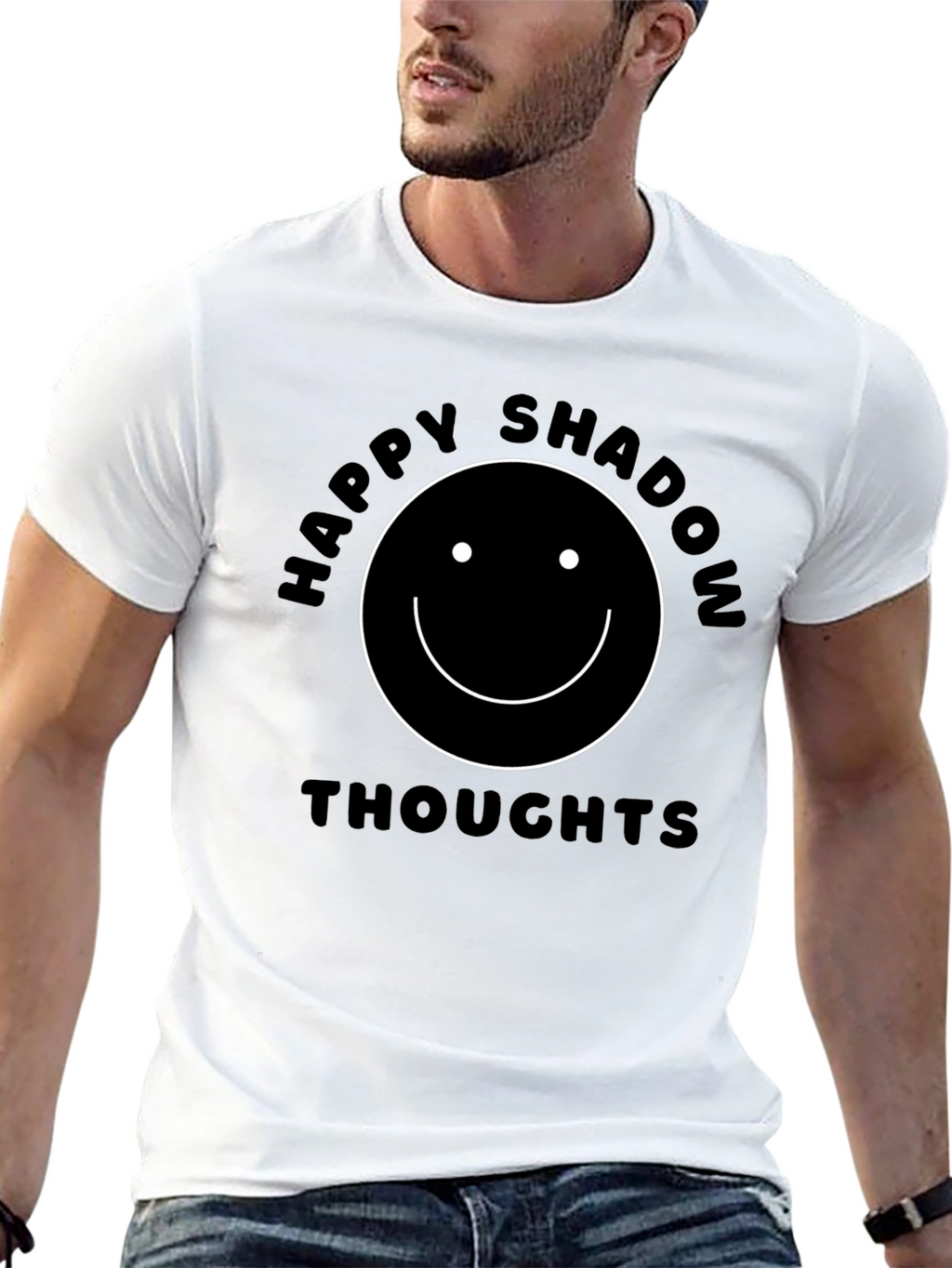 Happy Shadow Thoughts Graphic T-Shirt