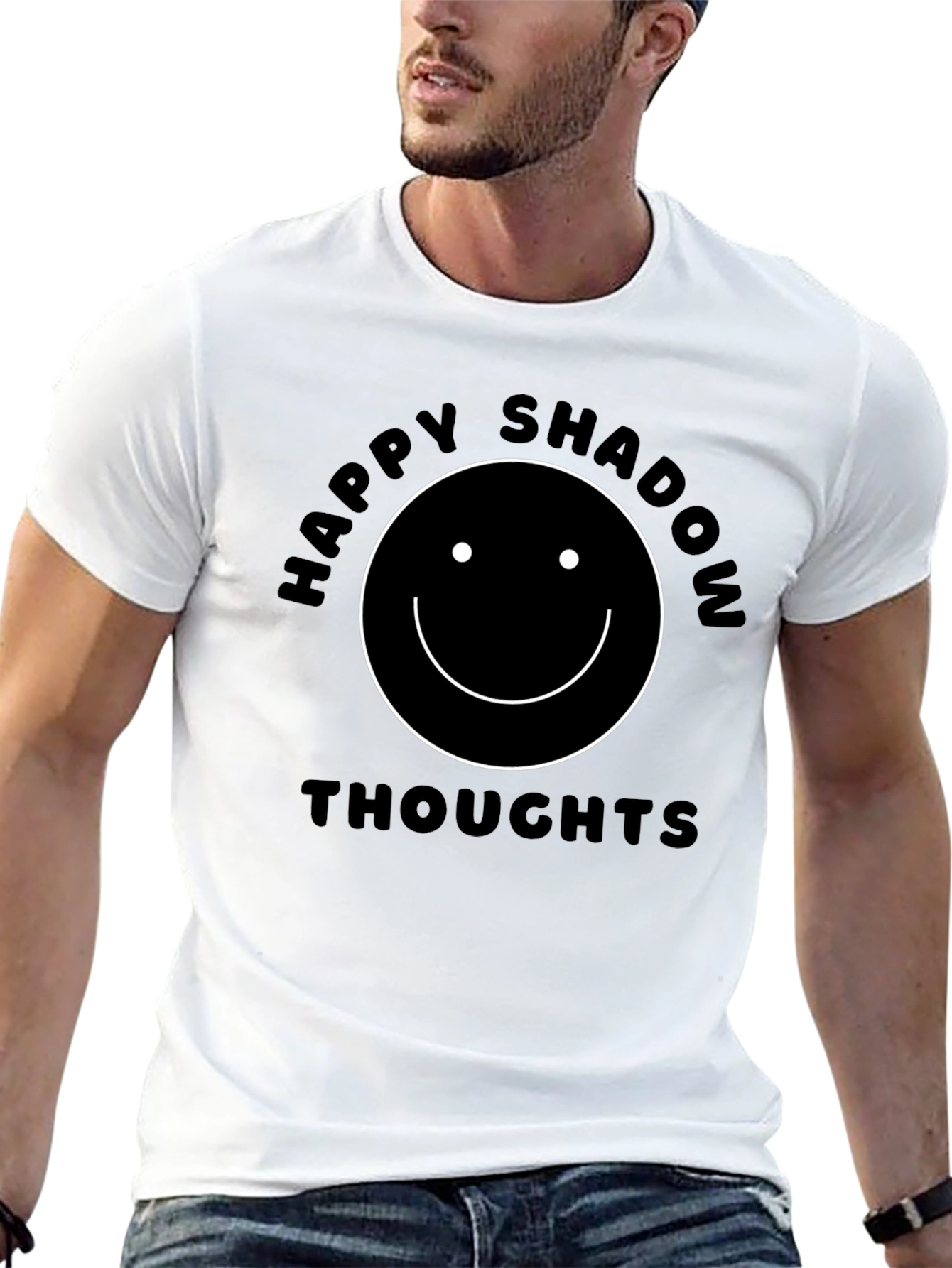 Happy Shadow Thoughts Graphic T-Shirt