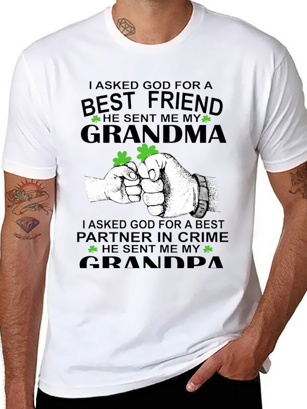 Grandma Grandpa St. Patricks Day T-Shirt