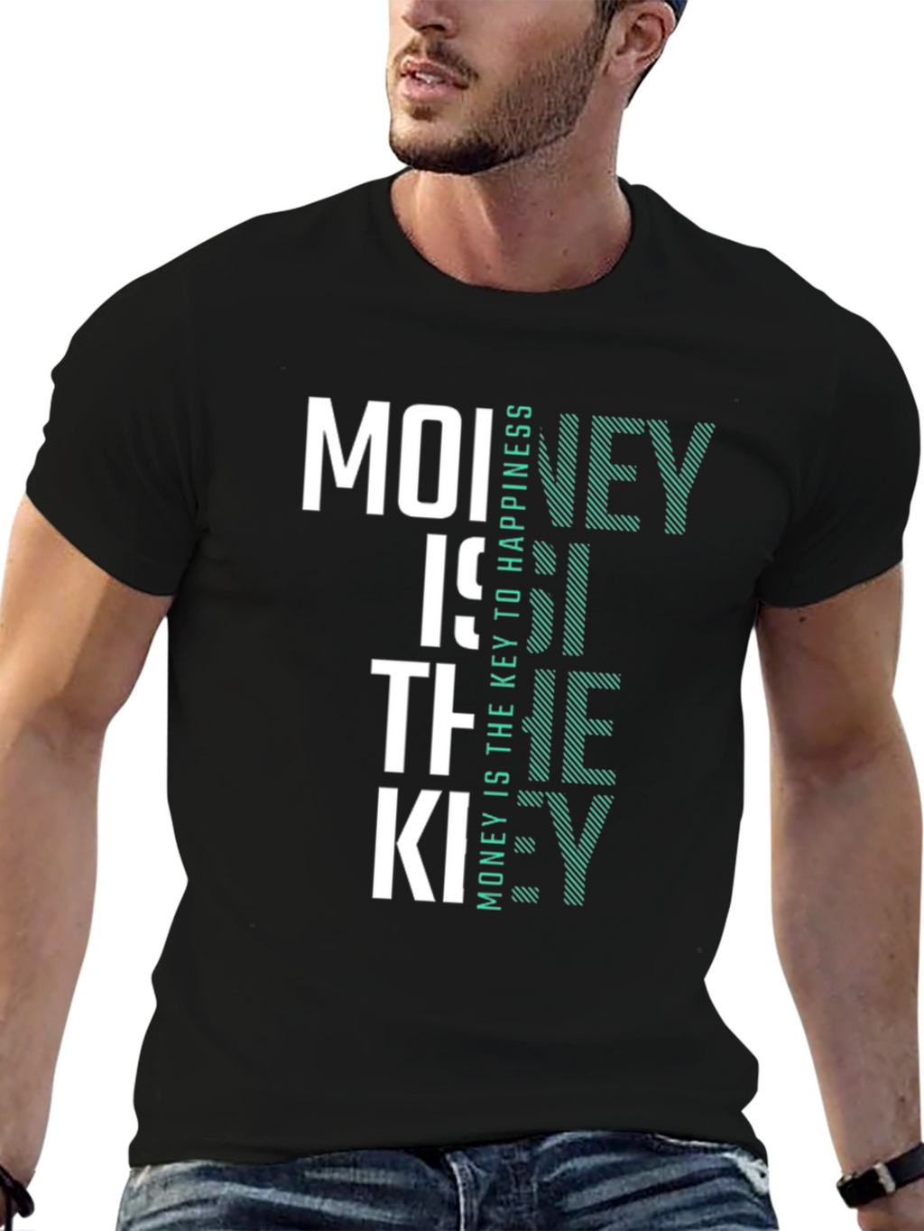 Money Is The Key Mens T-Shirt - Graphic Tee