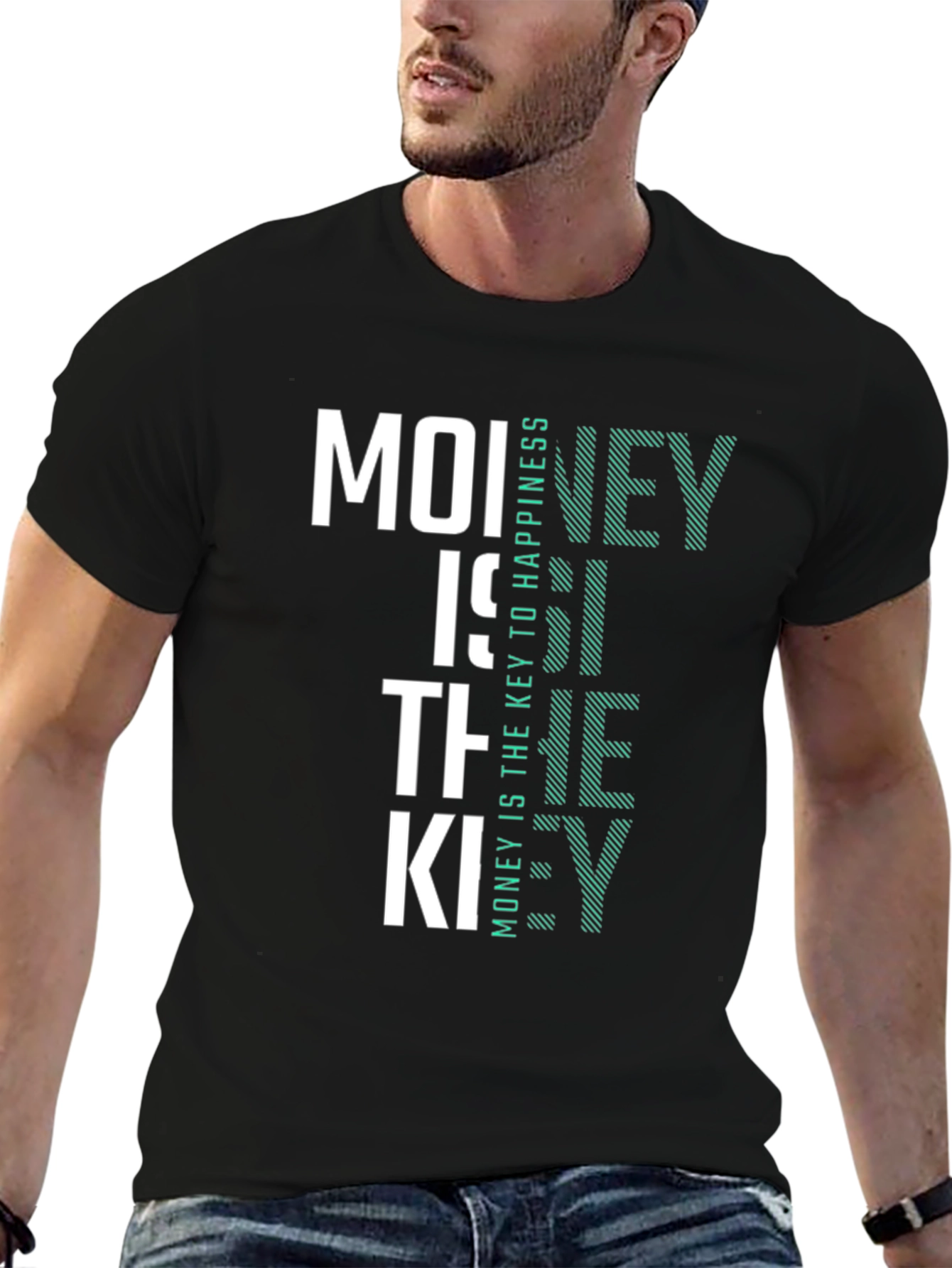 Money Is The Key Mens T-Shirt - Graphic Tee