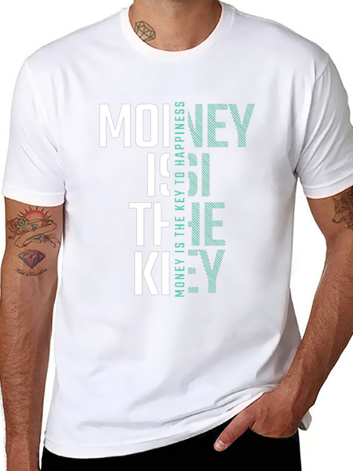 Money Is The Key Mens T-Shirt - Graphic Tee