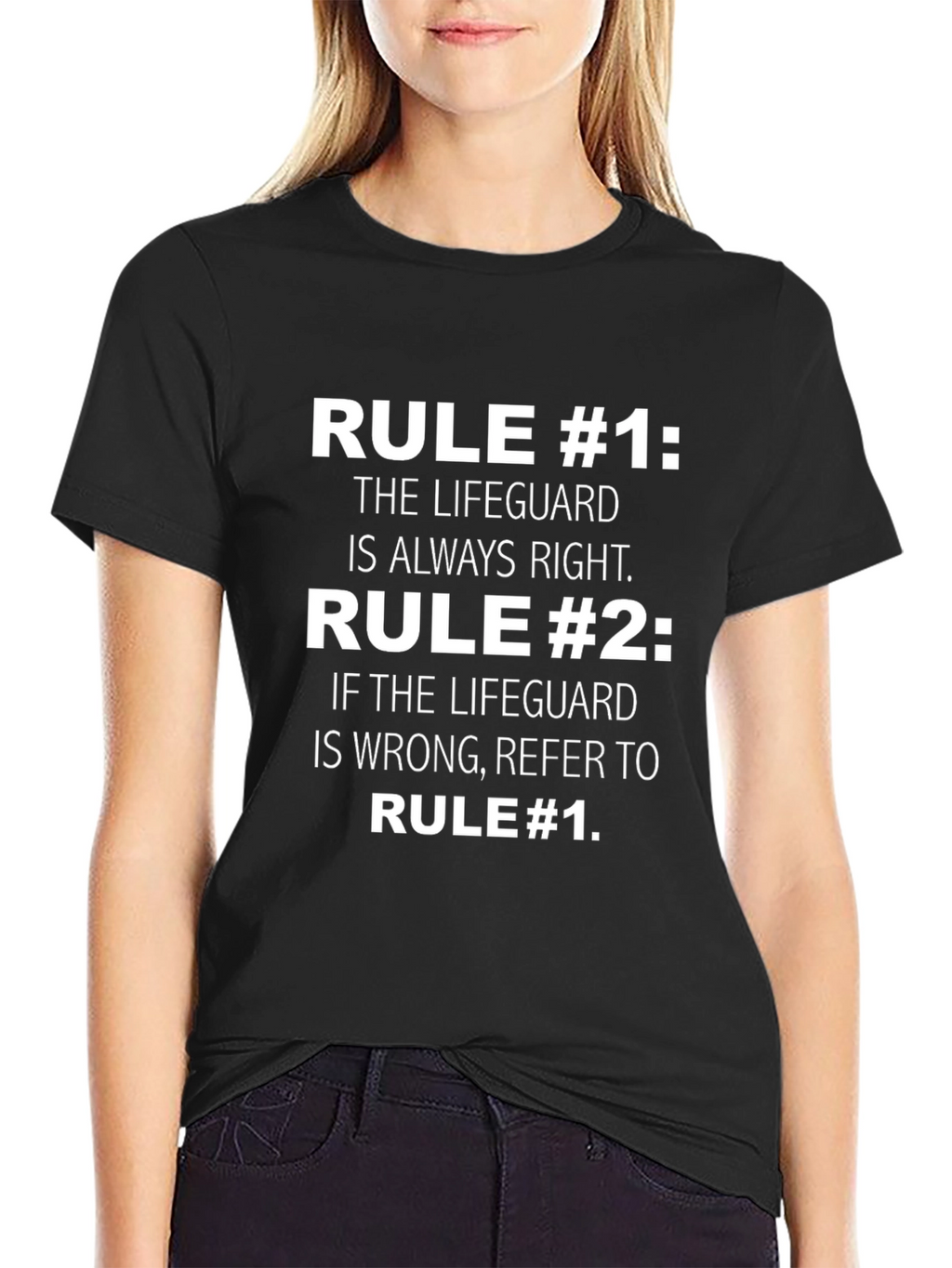 Lifeguard Rules T-Shirt - Funny Lifeguard Gift