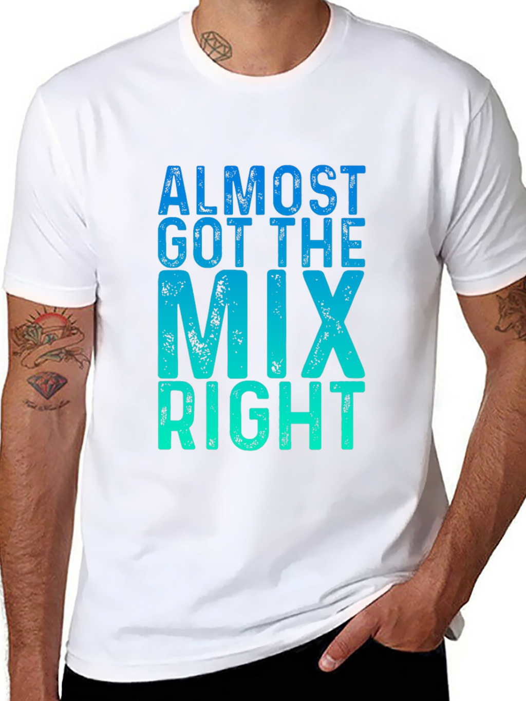 Almost Got the Mix Right Graphic Tee