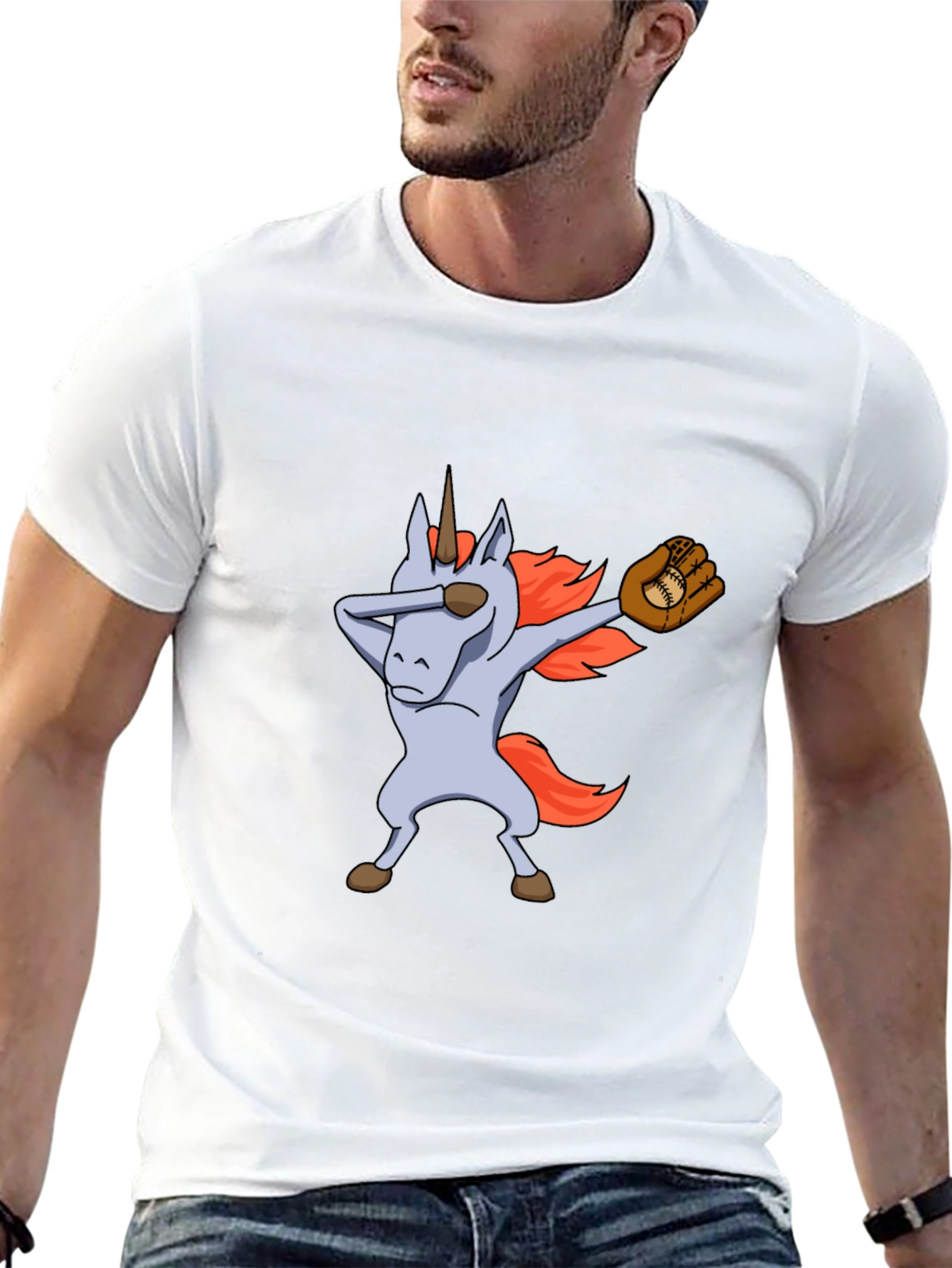 Unicorn Baseball Dab T-Shirt