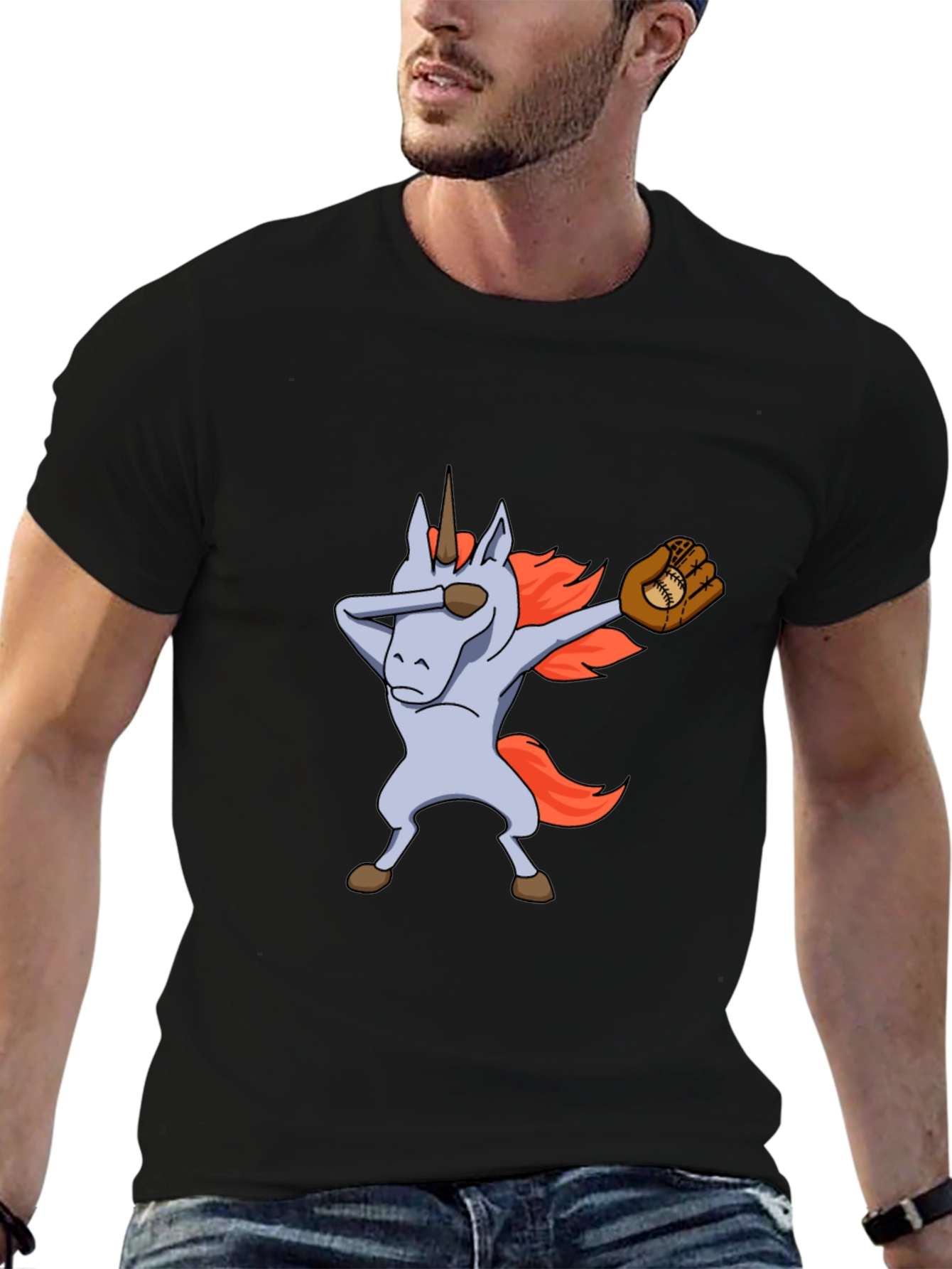 Unicorn Baseball Dab T-Shirt
