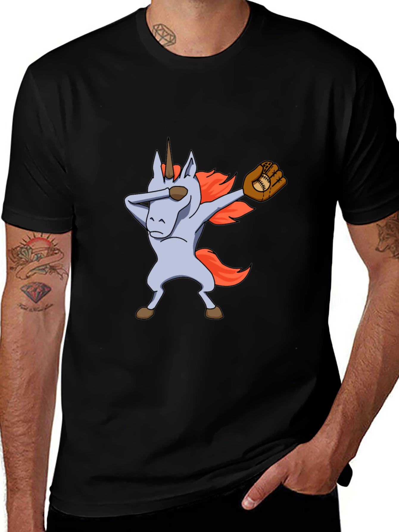 Unicorn Baseball Dab T-Shirt