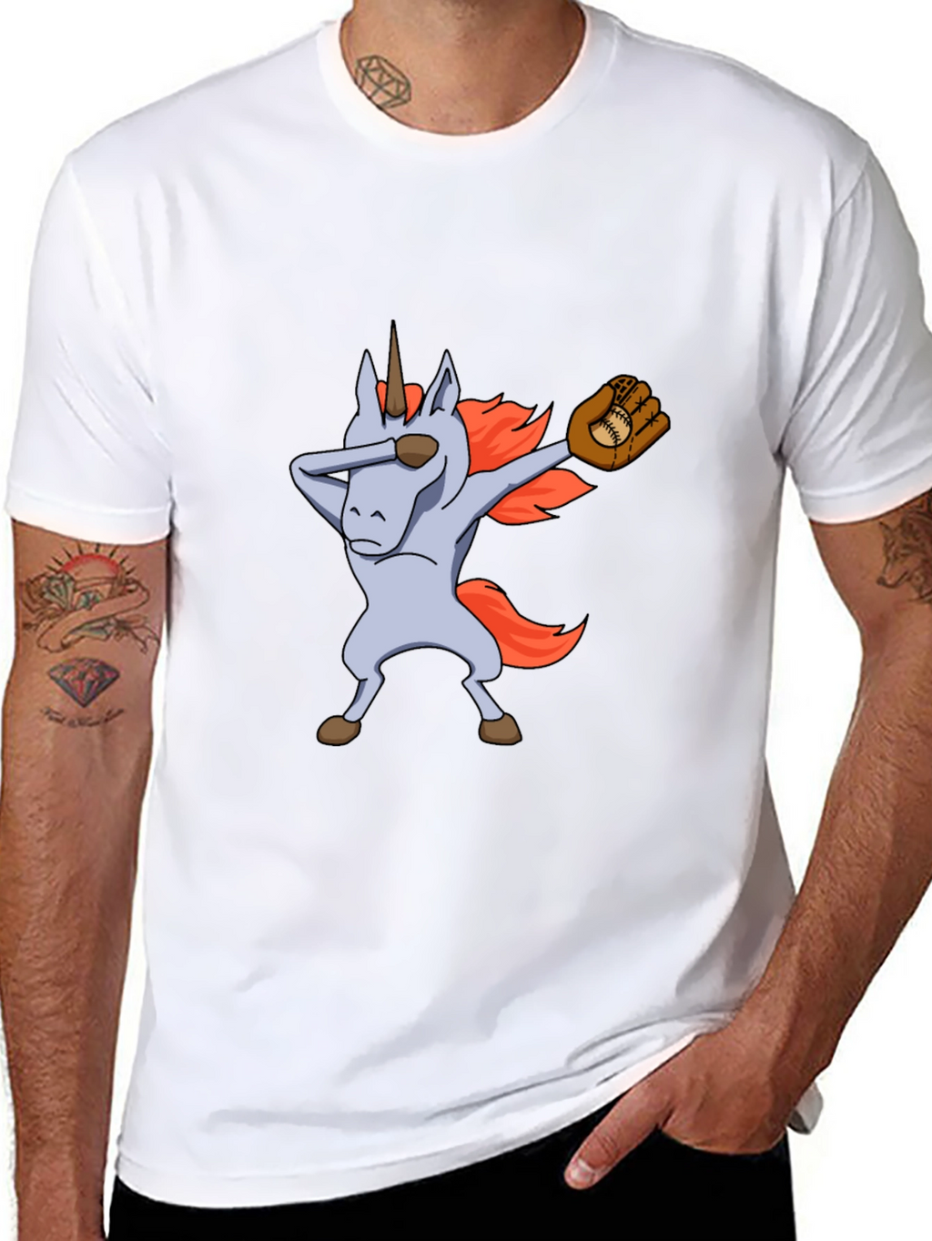 Unicorn Baseball Dab T-Shirt