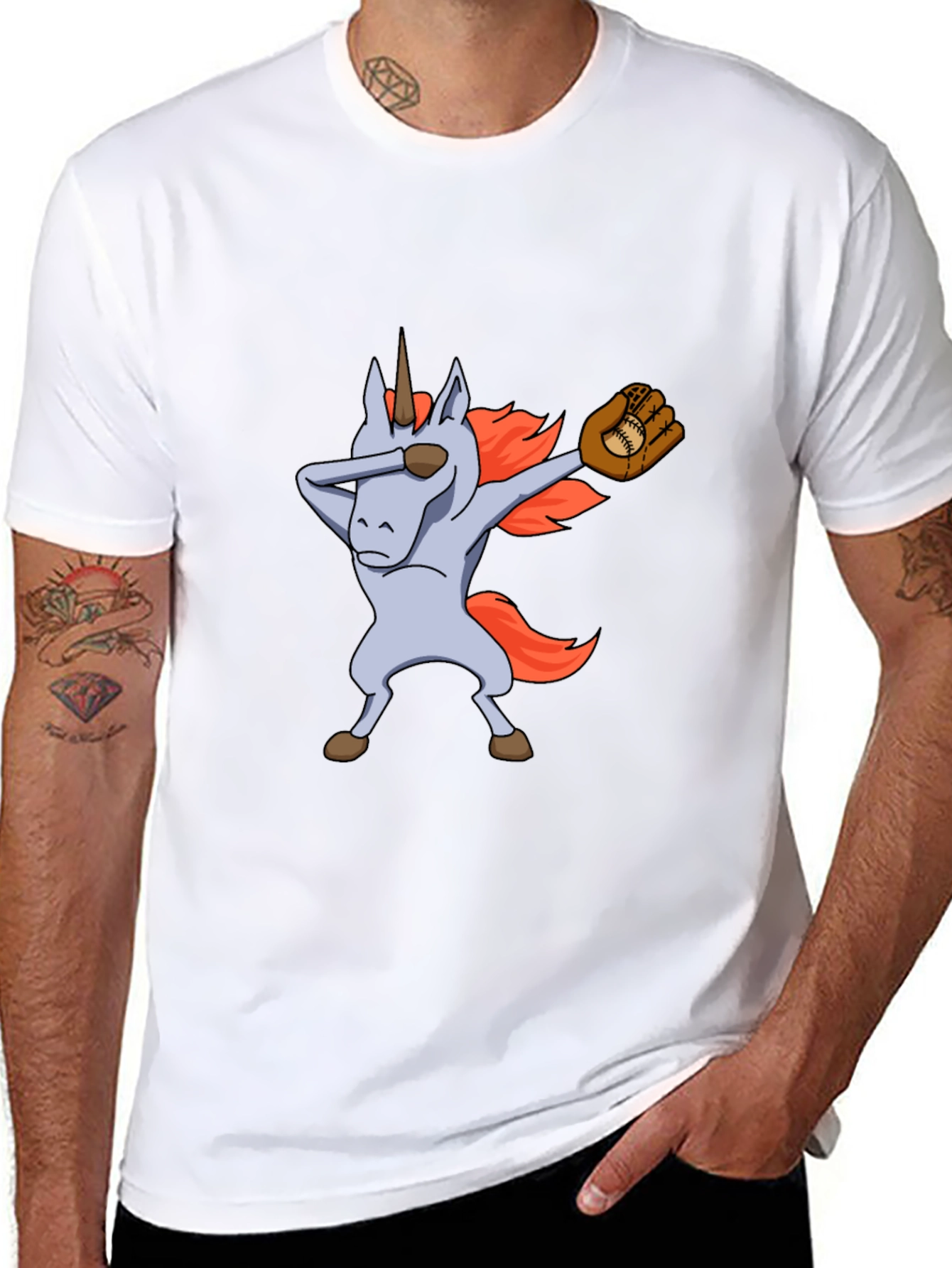 Unicorn Baseball Dab T-Shirt