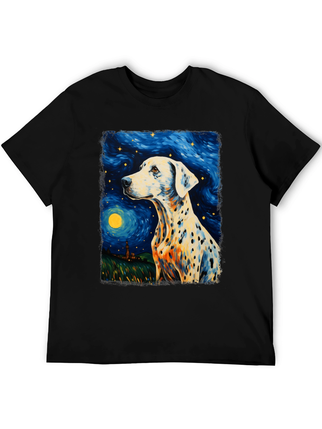 Dalmatian Starry Night Graphic Tee