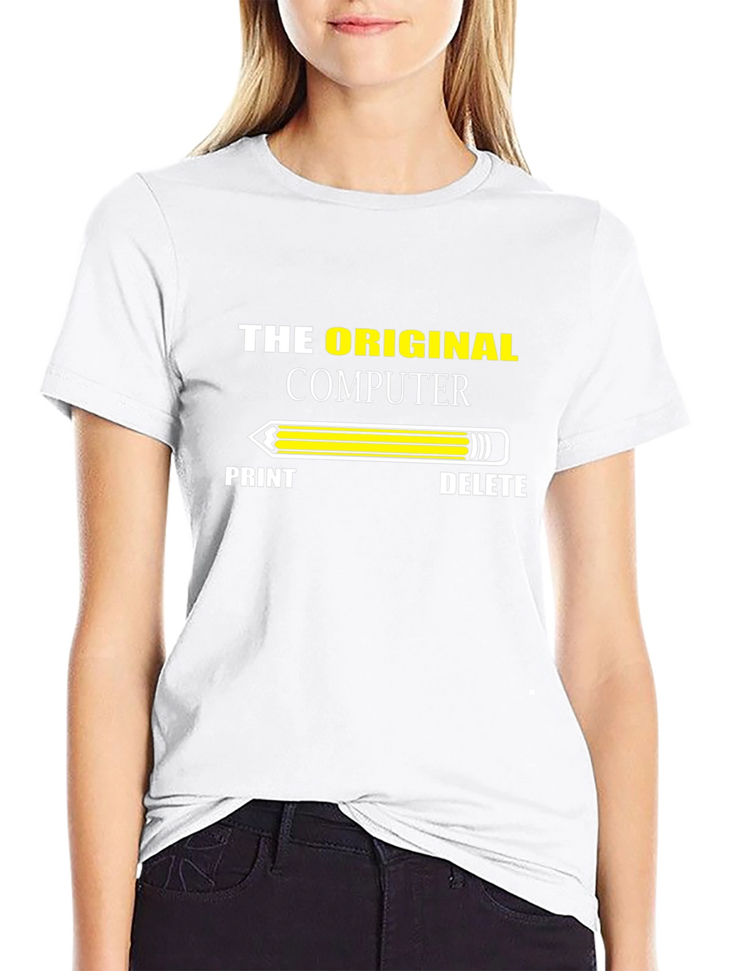 The Original Computer T-Shirt - Pencil Design