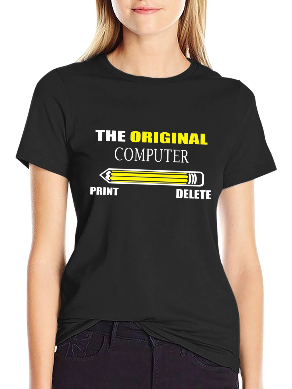 The Original Computer T-Shirt - Pencil Design