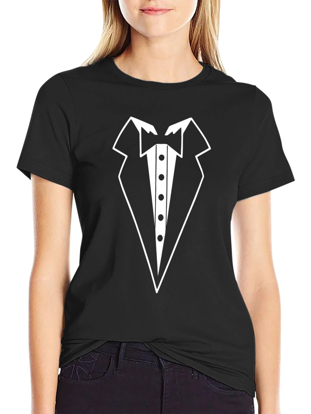 Tuxedo T-Shirt - Novelty Formal Wear Design