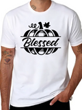 Blessed Pumpkin T-Shirt - Fall Thanksgiving Tee