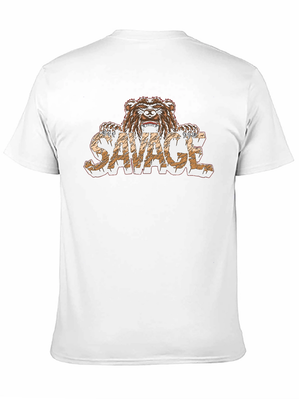 Savage Bear Graphic T-Shirt - Mens Black Tee