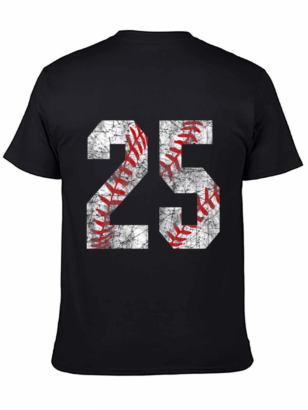 Baseball Number 25 Graphic T-Shirt