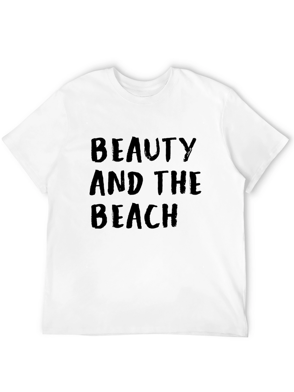 Beauty and the Beach Graphic T-Shirt - Black