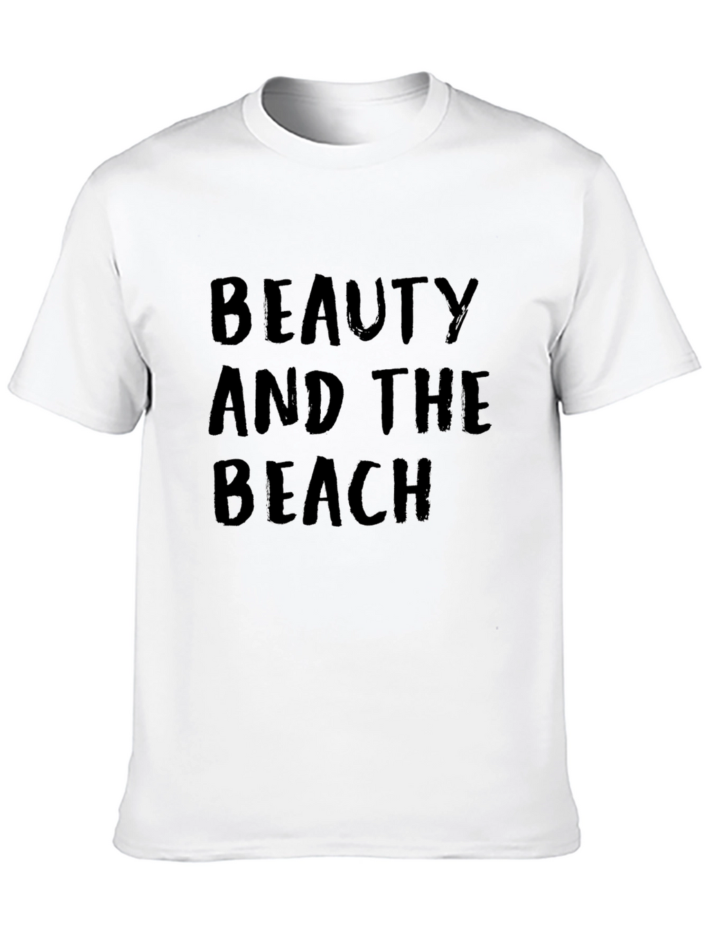 Beauty and the Beach Graphic T-Shirt - Black
