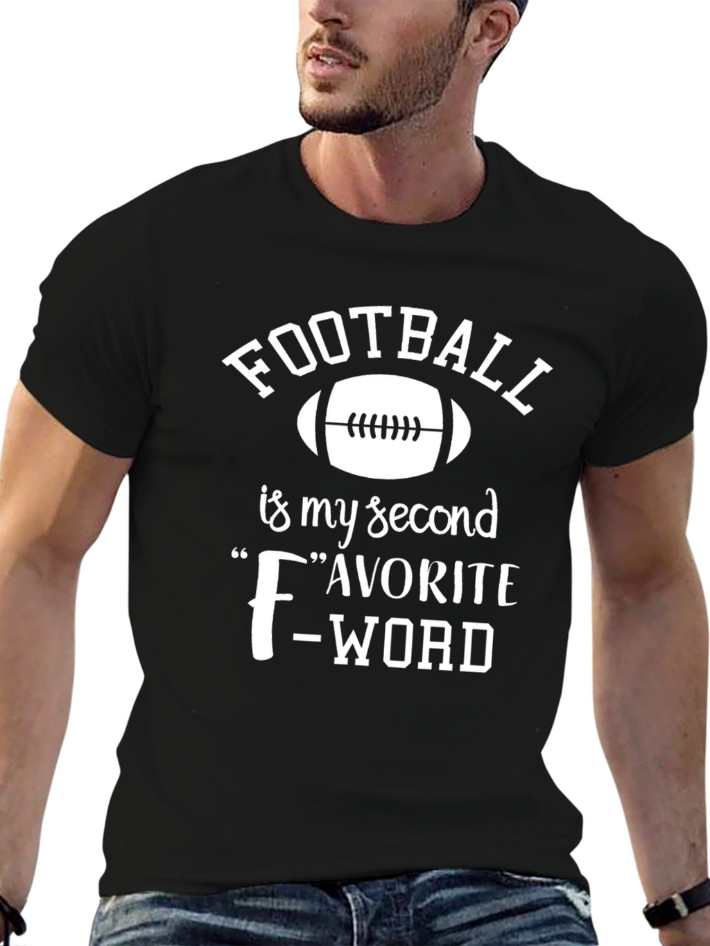 Funny Football Fan T-Shirt: Second Favorite F-Word