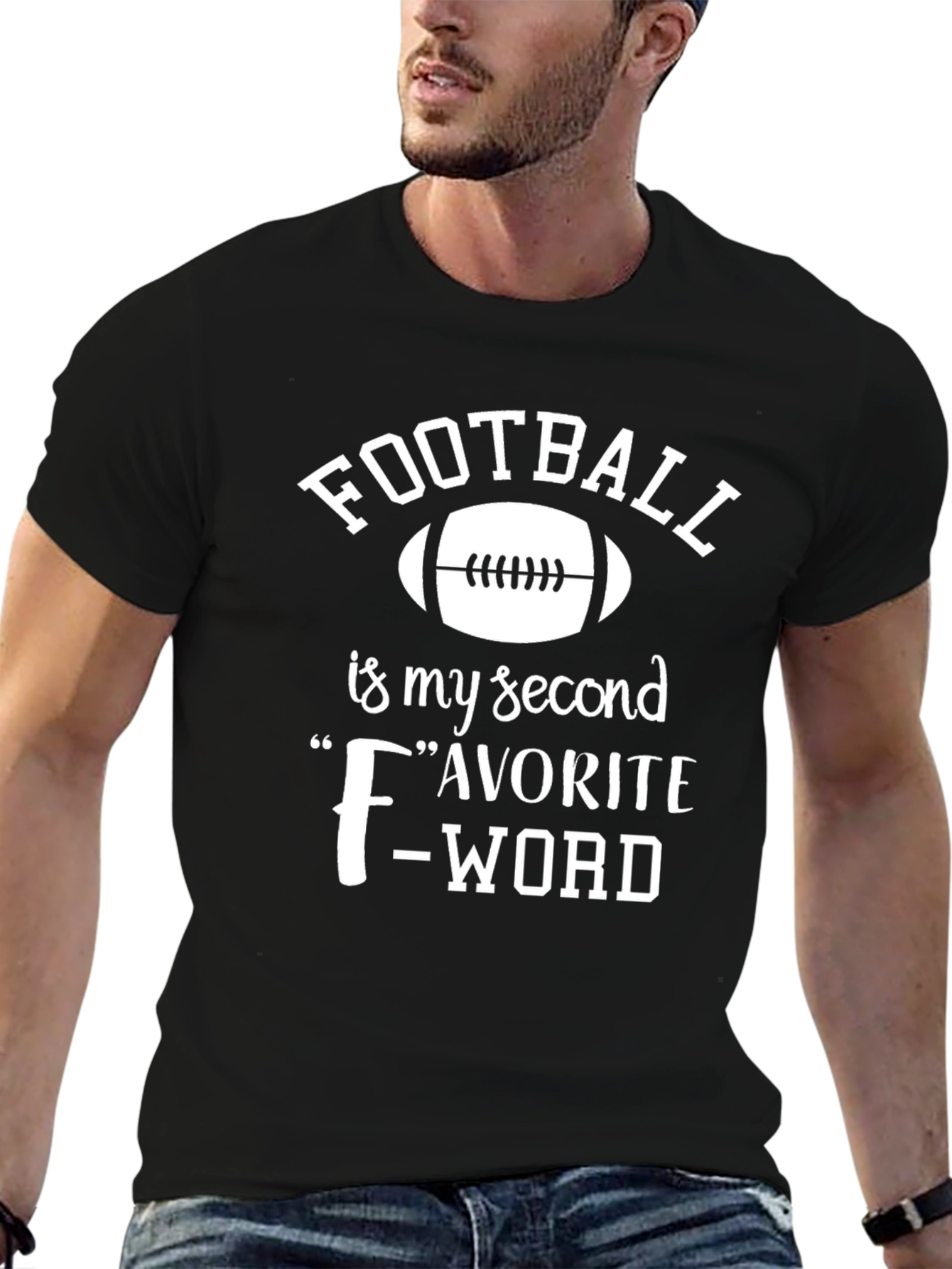Funny Football Fan T-Shirt: Second Favorite F-Word