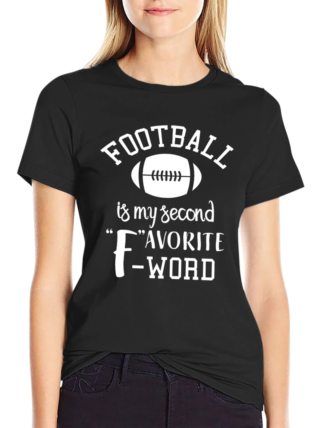 Funny Football Fan T-Shirt: Second Favorite F-Word