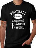 Funny Football Fan T-Shirt: Second Favorite F-Word