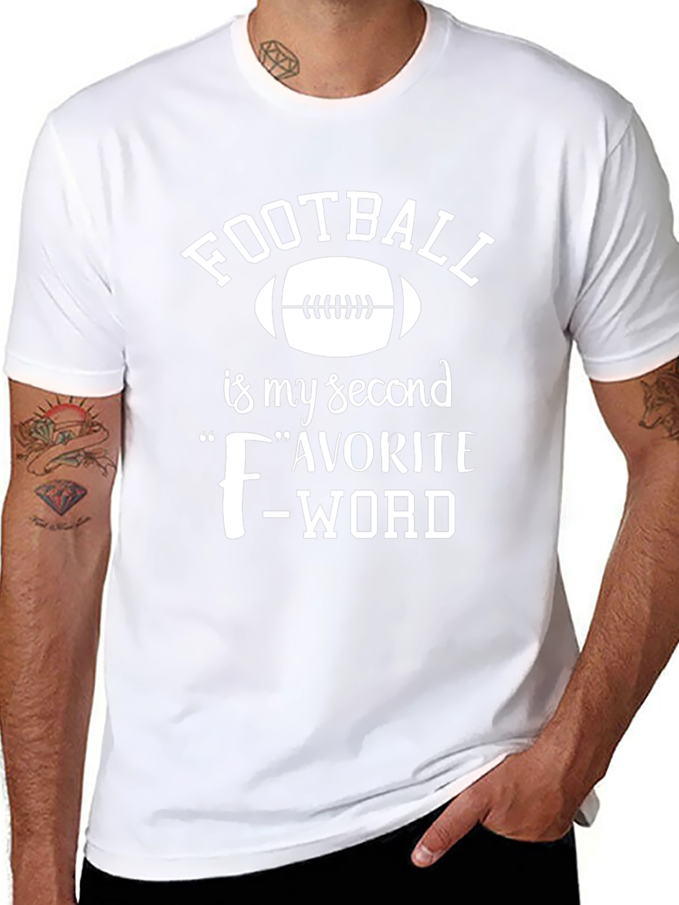 Funny Football Fan T-Shirt: Second Favorite F-Word