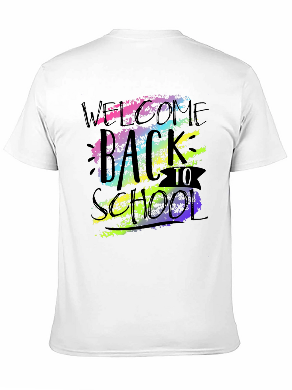 Welcome Back To School Graphic Tee - Black
